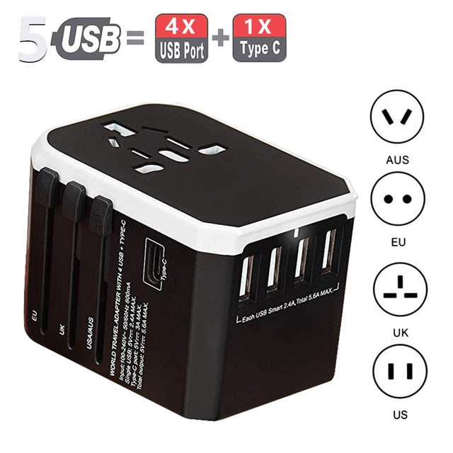 Universal Travel Socket - LivinJoyfully365