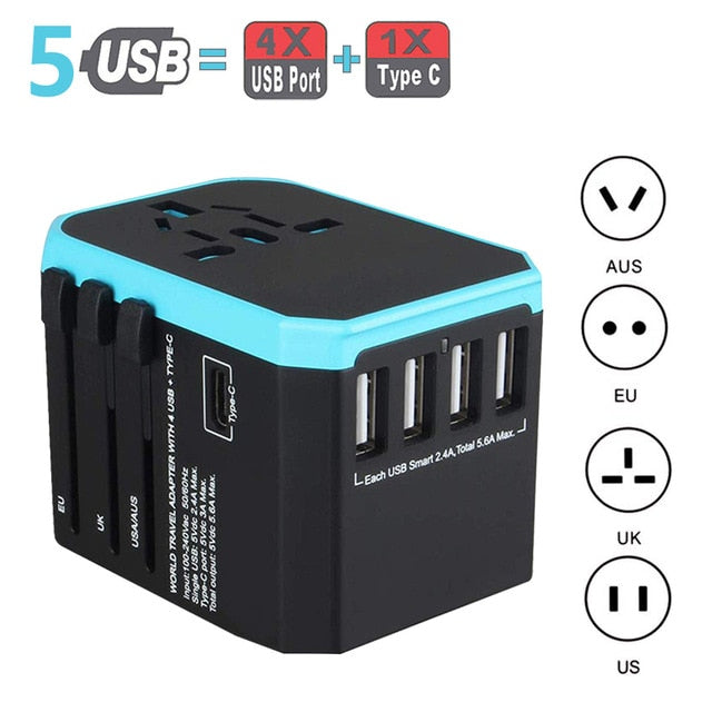 Universal Travel Socket - LivinJoyfully365