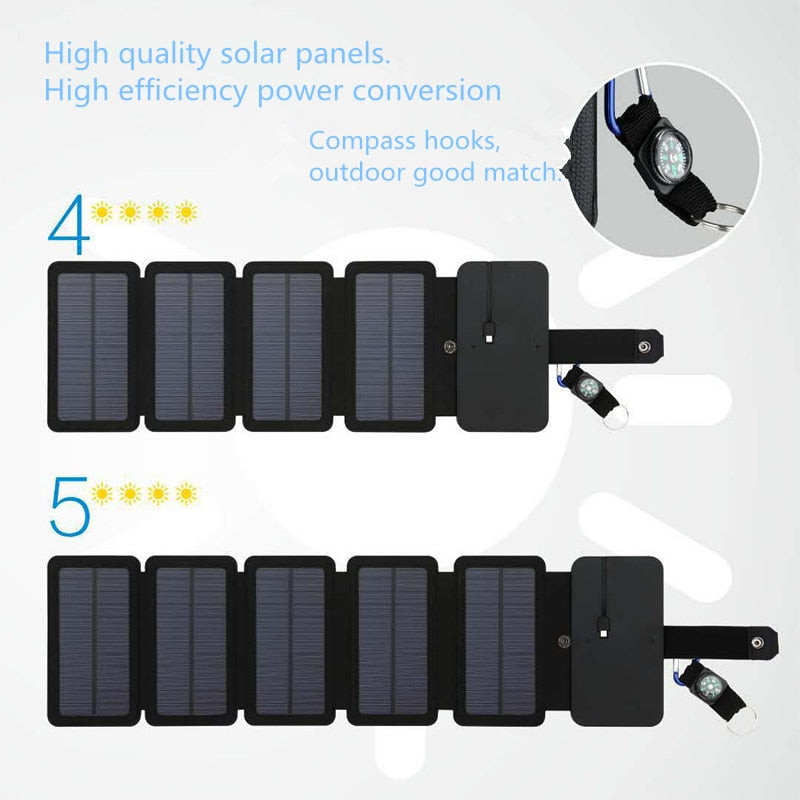 Solar Powered Foldable Phone Charger - LivinJoyfully365