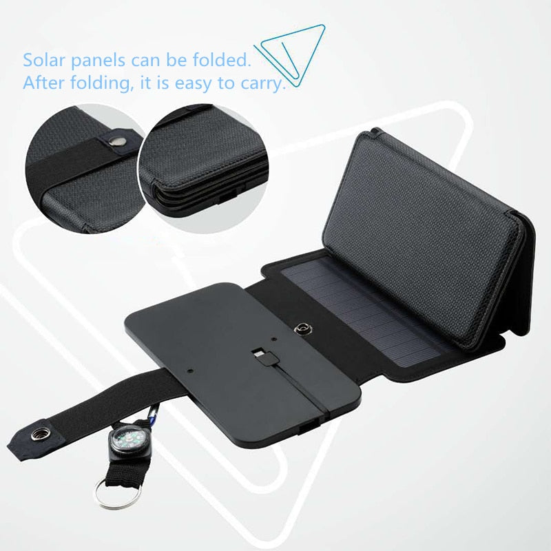 Solar Powered Foldable Phone Charger - LivinJoyfully365