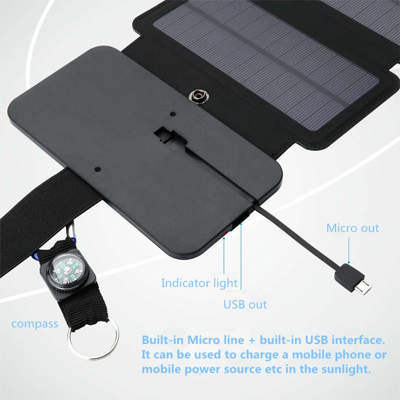 Solar Powered Foldable Phone Charger - LivinJoyfully365