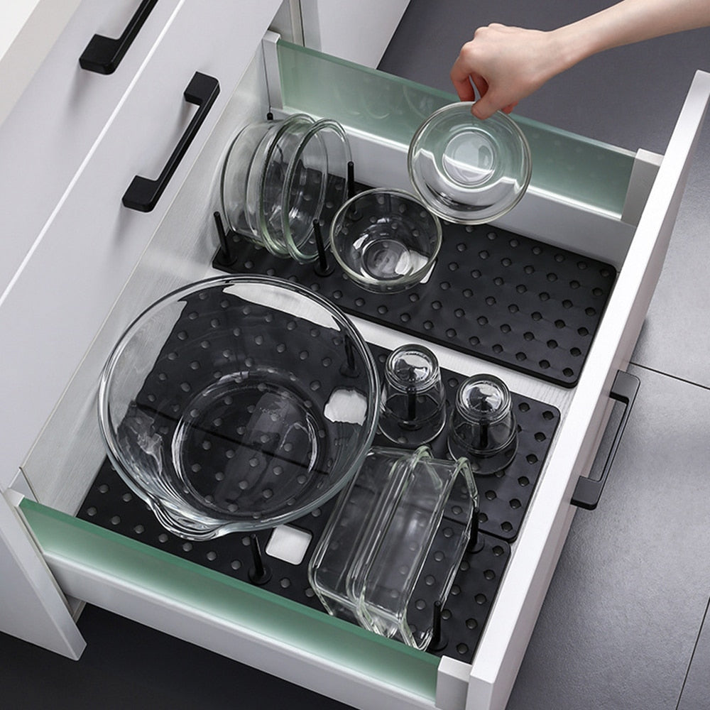 EXPANDABLE KITCHEN DRAWER ORGANIZER